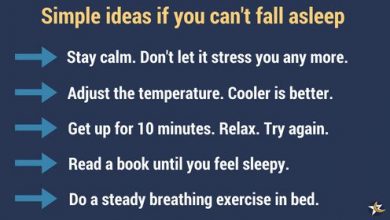 كيف انام بسرعة : 20 نصيحة 18 كيف تنام بسرعة