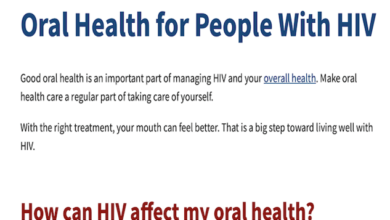 صحة الفم والاسنان لمريض الايدز