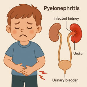 التهاب الحويضة و الكلية عند الأطفال والرضع 14 التهاب حوض الكلى للاطفال