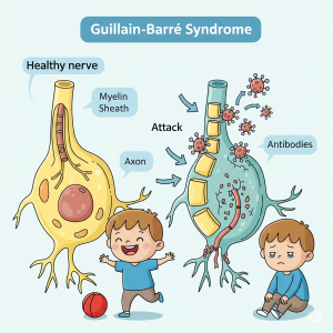 متلازمة غيلان باريه عند الاطفال: 7 أعراض 13 متلازمة غيلان باريه عند الاطفال: 7 أعراض