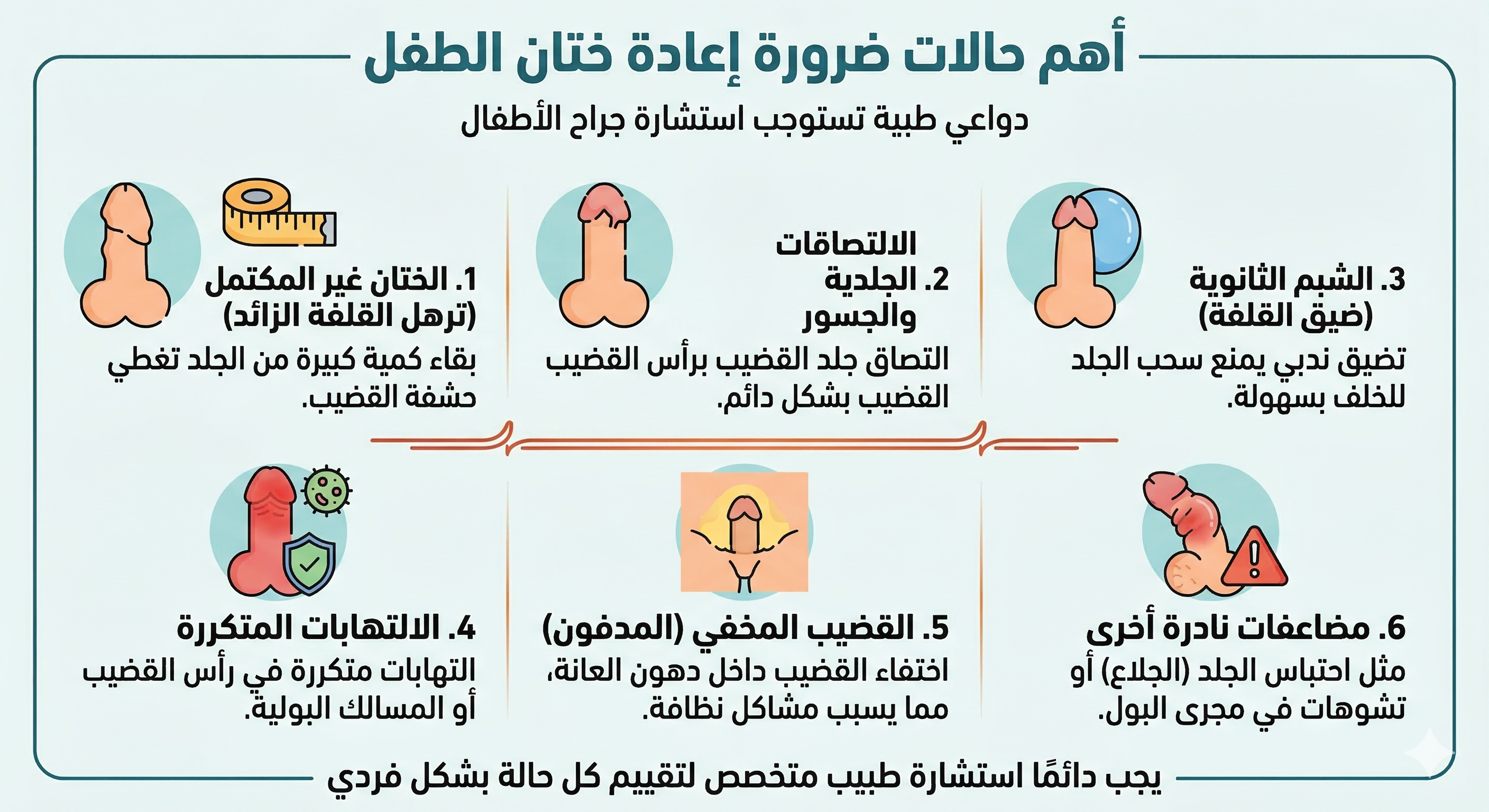 متى يجب إعادة الختان بالصور 1
