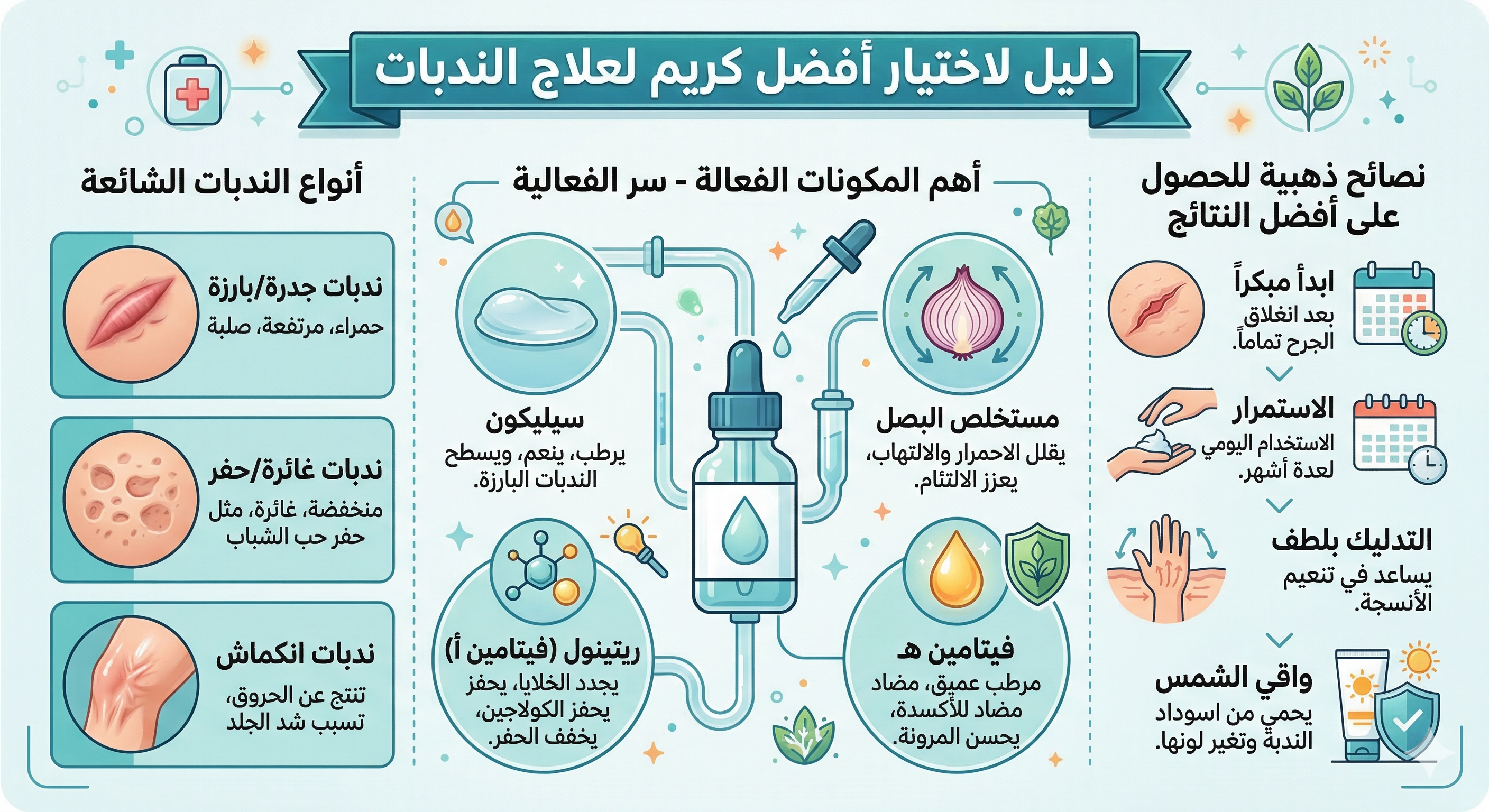 أفضل كريم لعلاج الندبات 1