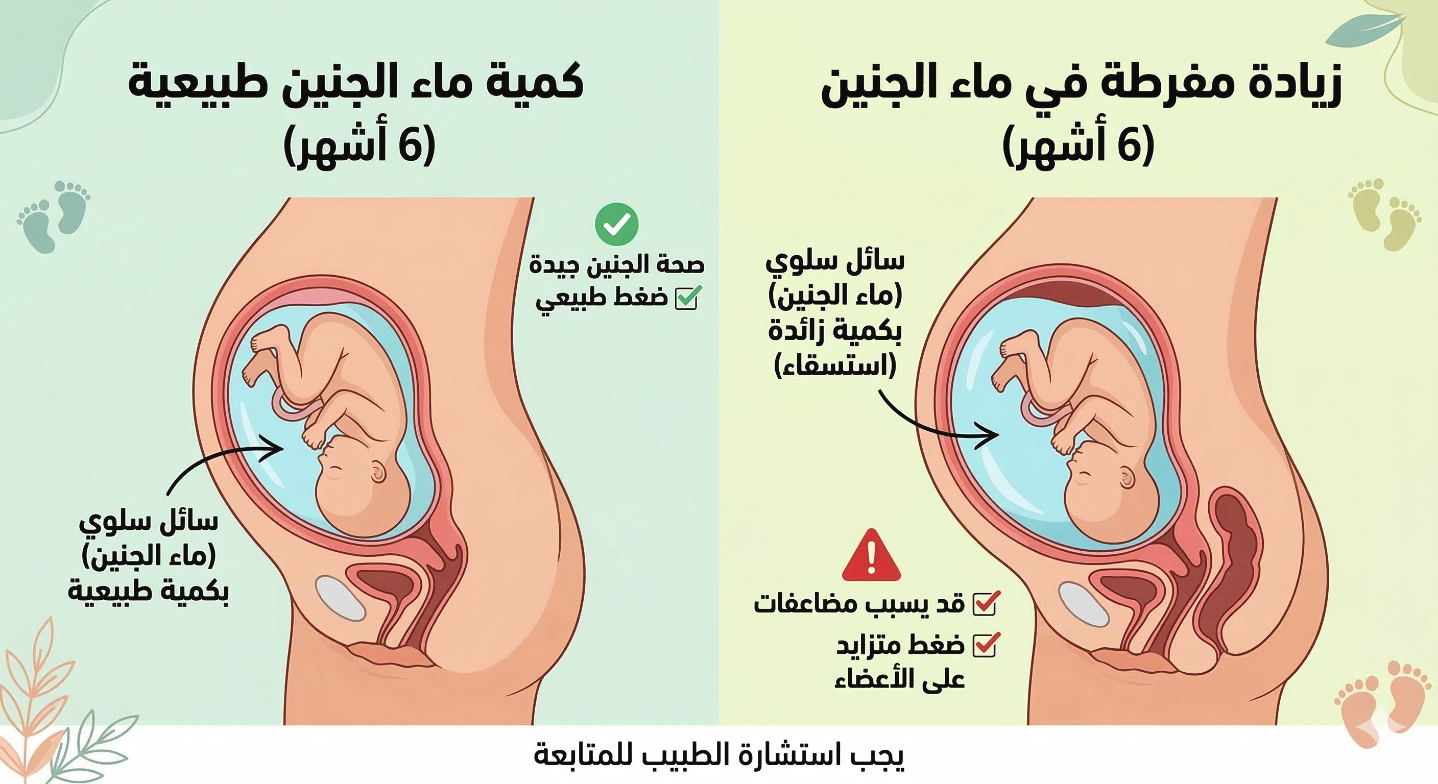 زيادة ماء الجنين 1