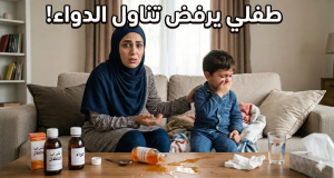 طفلي يرفض الدواء