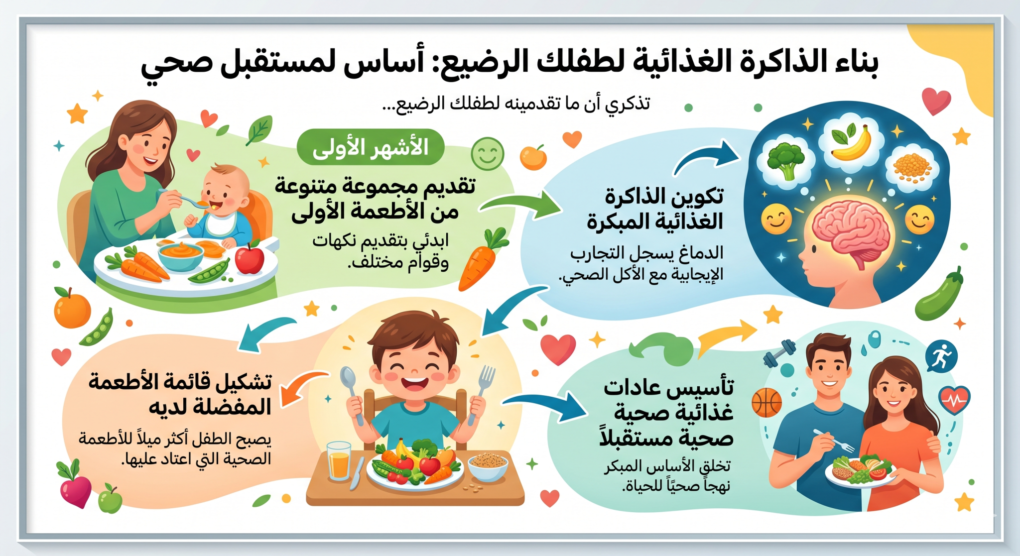 كيف يؤثر طعام الرضيع على اختياراته الغذائية المستقبلية 1